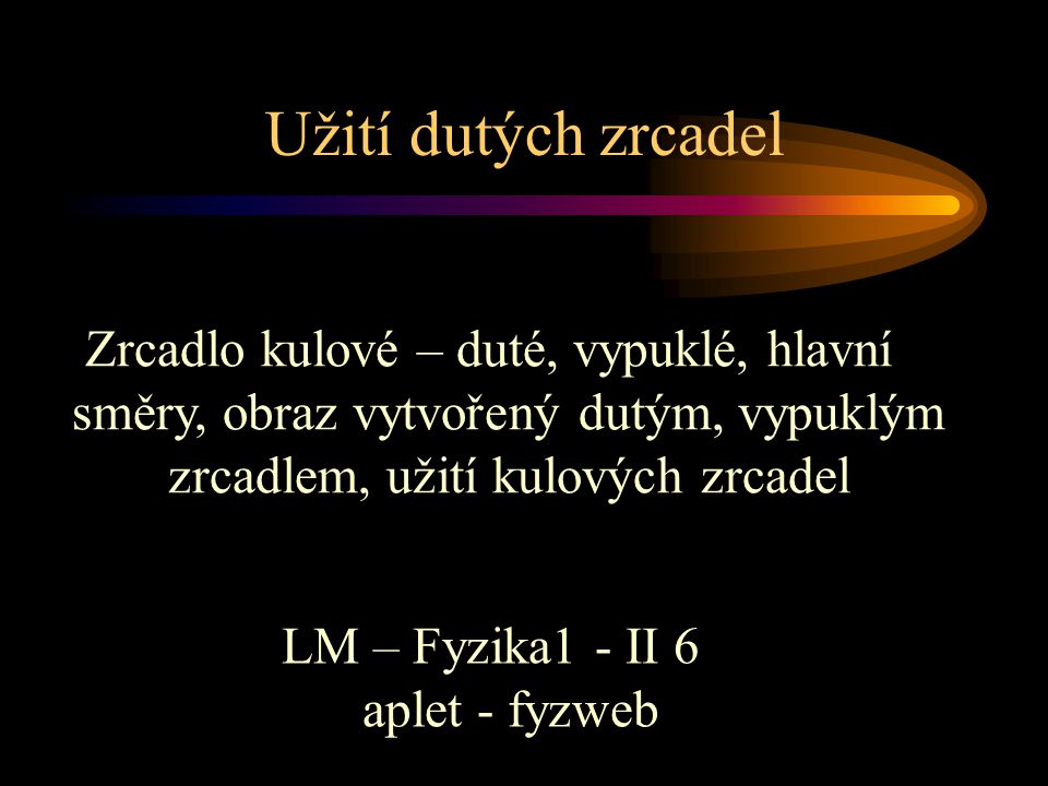 LM – Fyzika1 - II 6 aplet - fyzweb