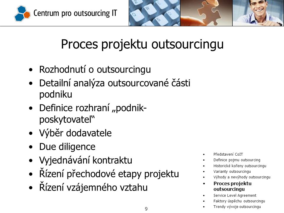 Proces projektu outsourcingu