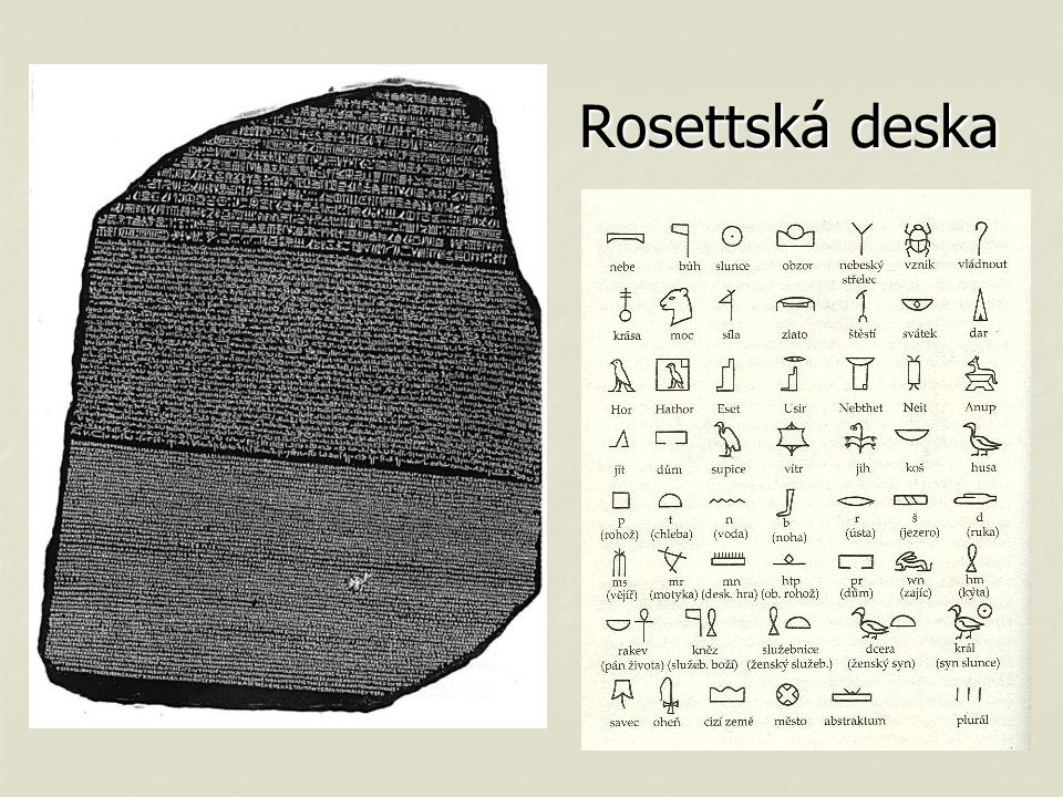 Rosettská deska