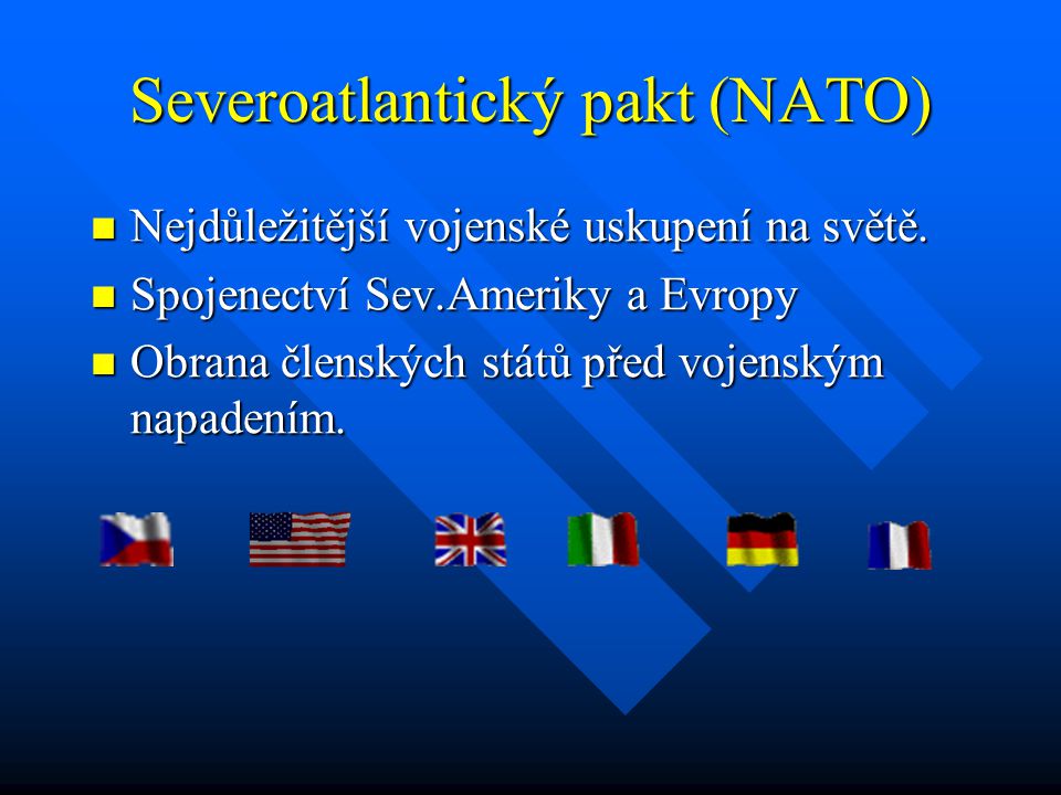 Severoatlantický pakt (NATO)