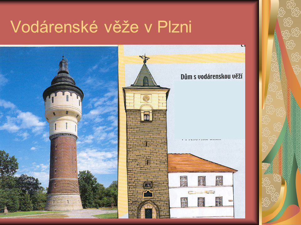 Vodárenské věže v Plzni