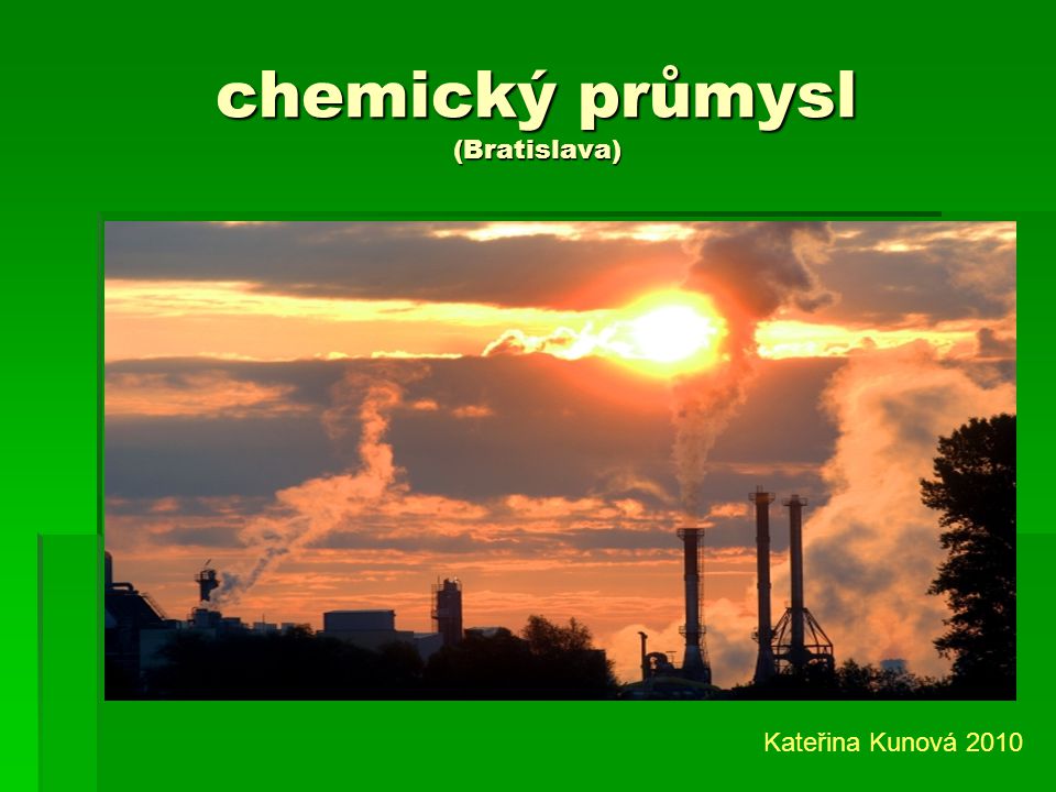 chemický průmysl (Bratislava)
