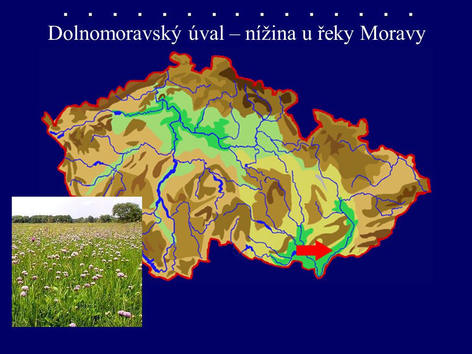 Dolnomoravský úval – nížina u řeky Moravy