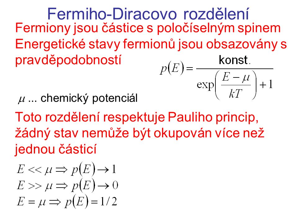 Fermiho-Diracovo rozdělení