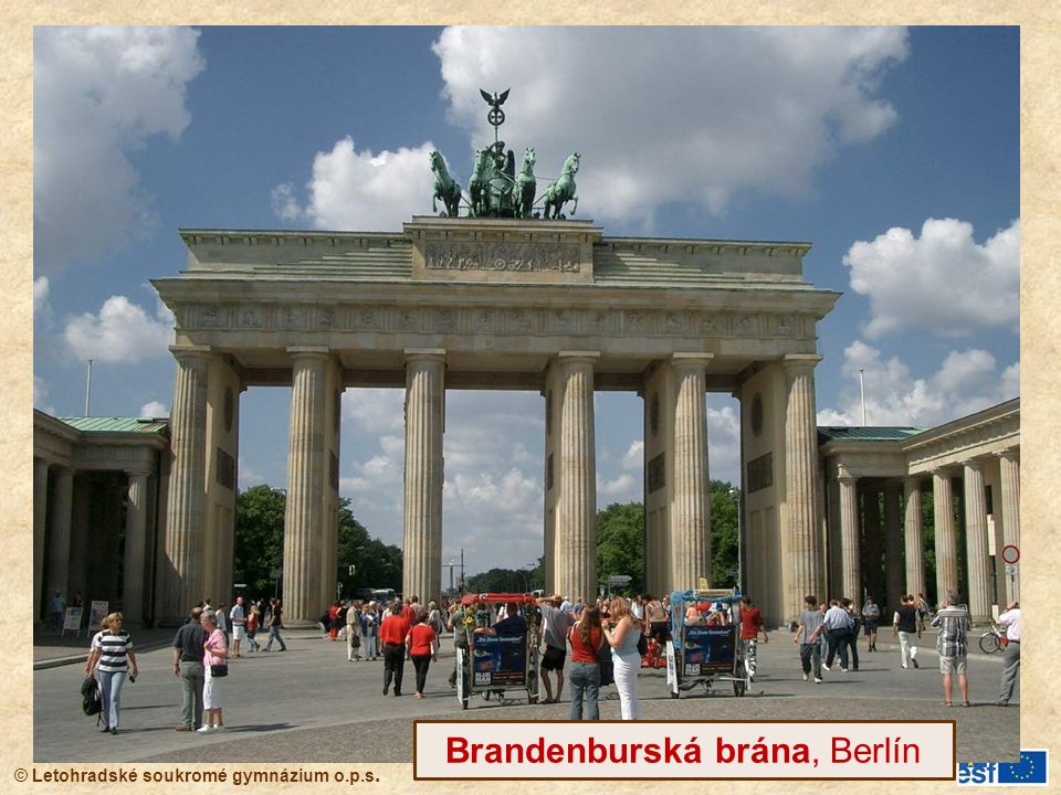 Brandenburská brána, Berlín