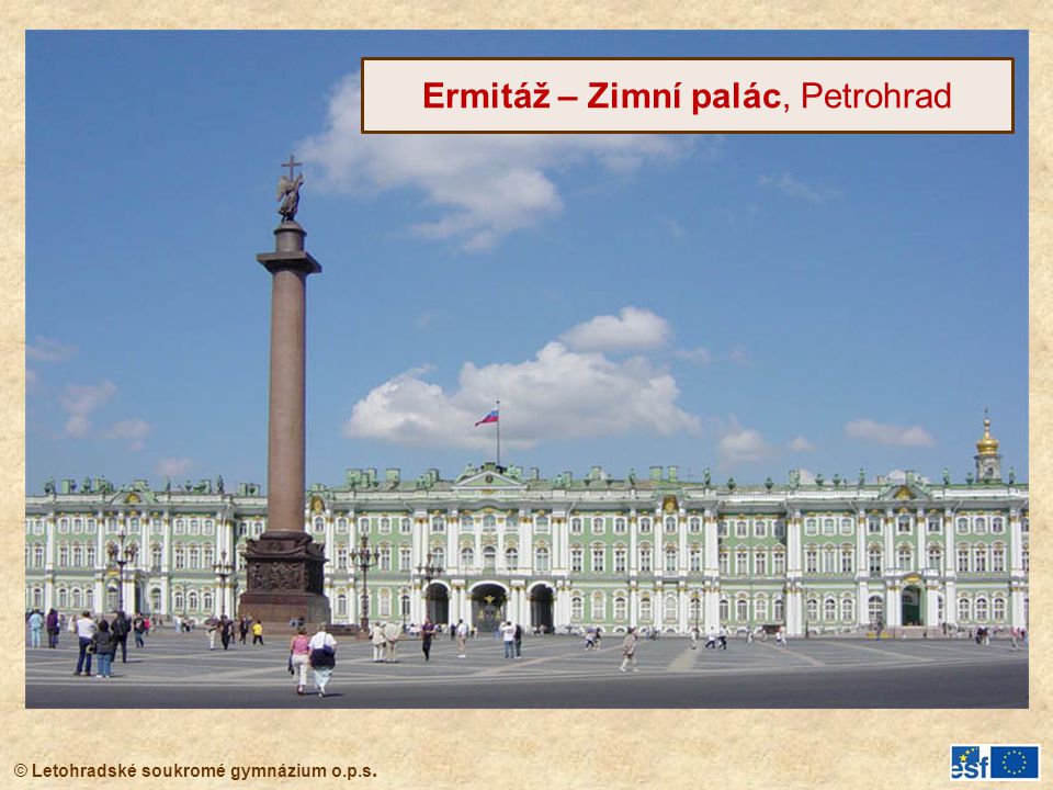 Ermitáž – Zimní palác, Petrohrad