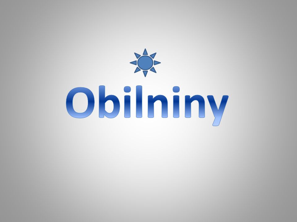Obilniny
