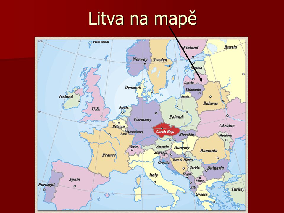 Litva na mapě