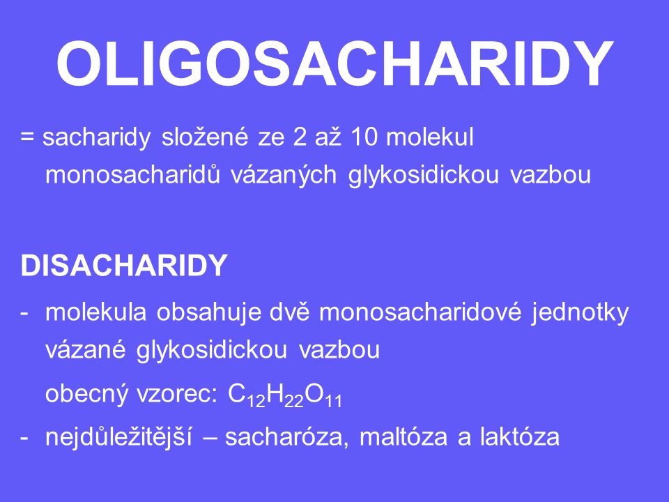 OLIGOSACHARIDY DISACHARIDY