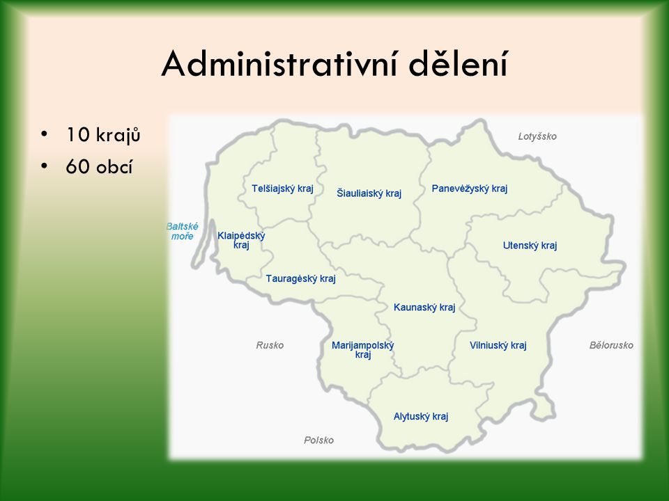 Administrativní dělení