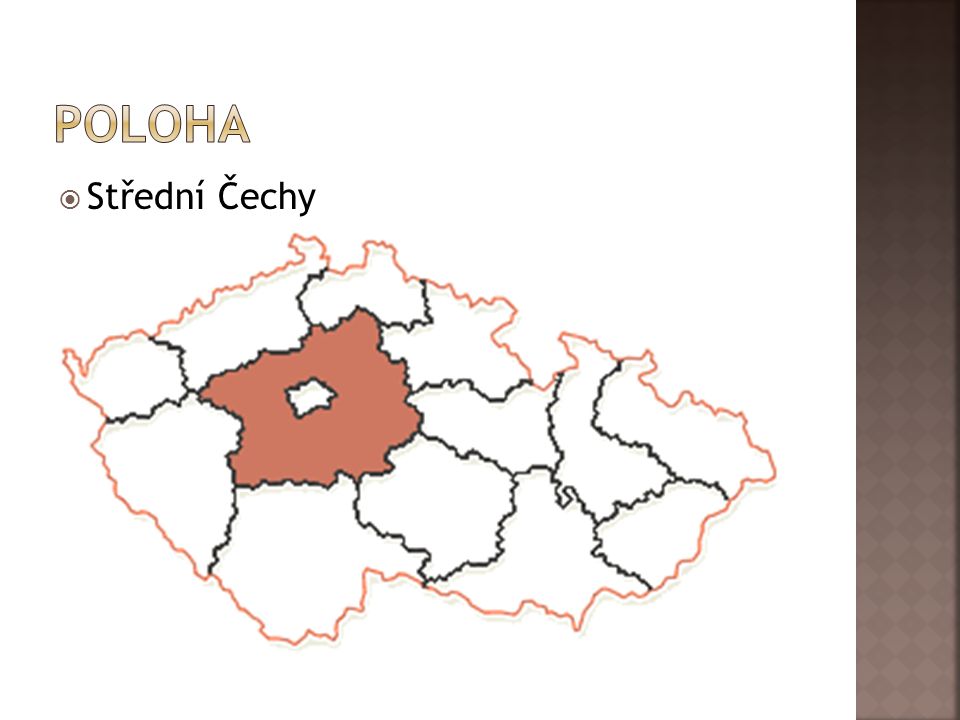 Poloha Střední Čechy