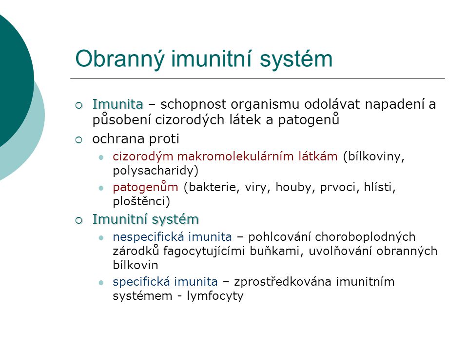 Obranný imunitní systém