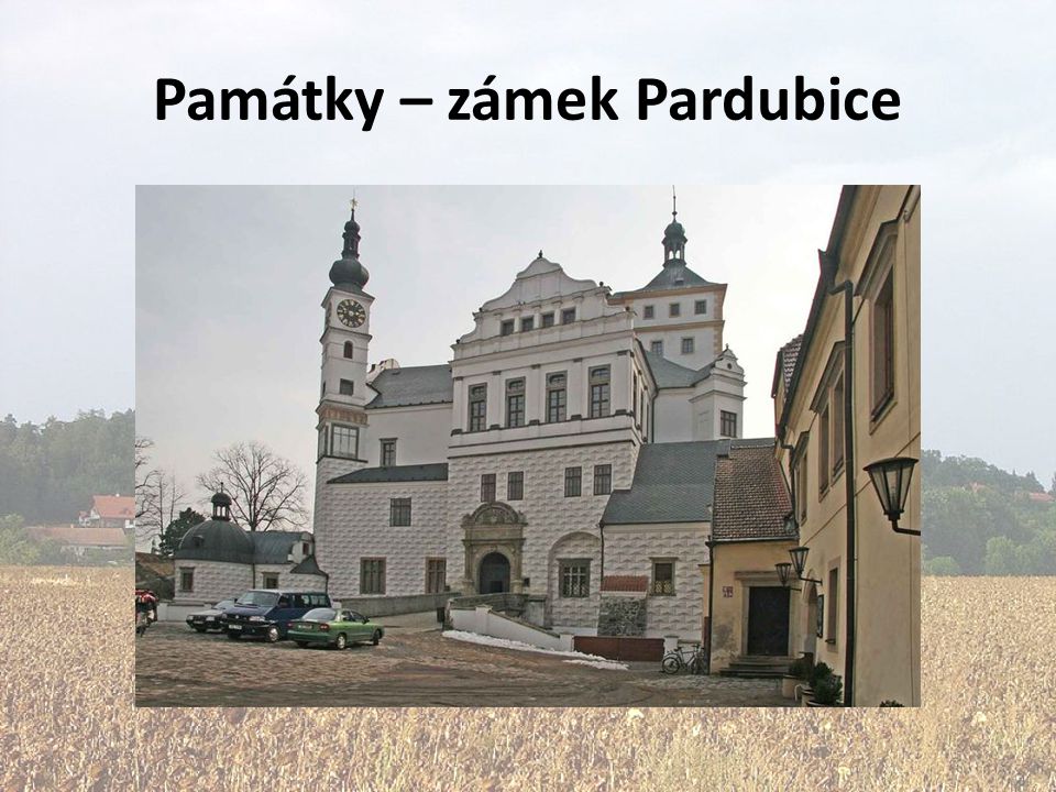 Památky – zámek Pardubice