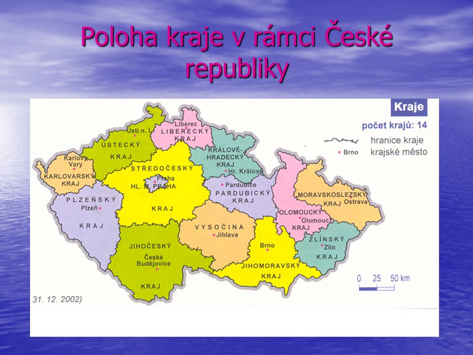 Poloha kraje v rámci České republiky