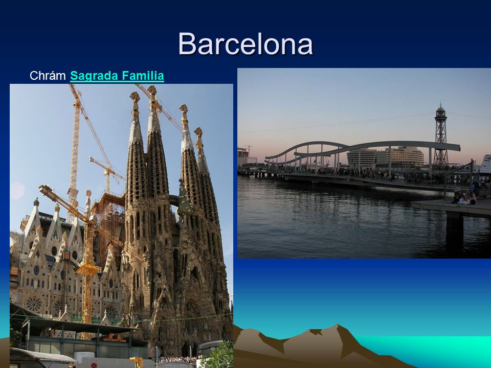 Barcelona Chrám Sagrada Familia