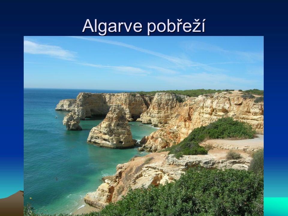 Algarve pobřeží