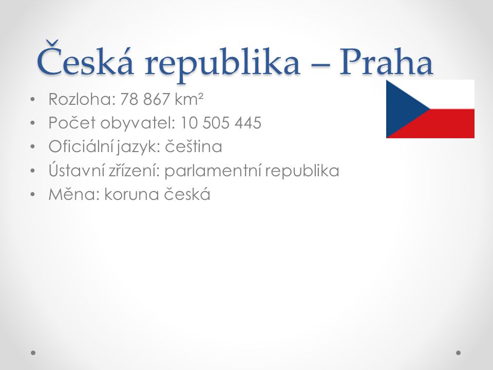 Česká republika – Praha