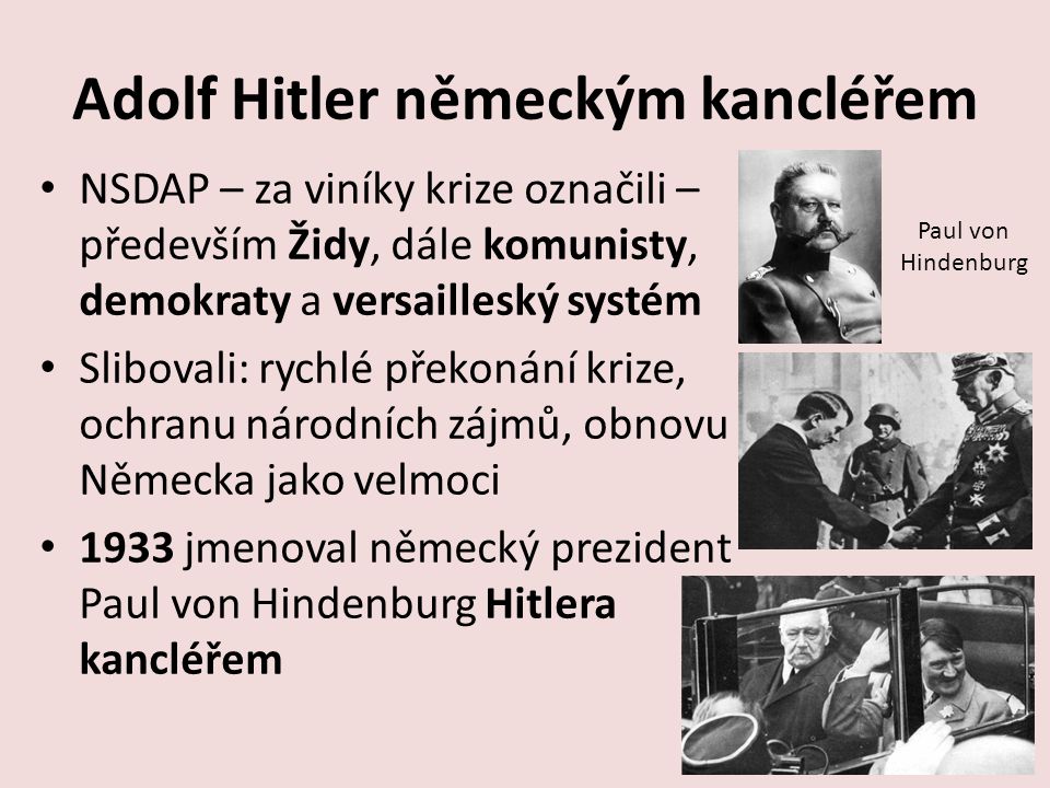 Adolf Hitler německým kancléřem