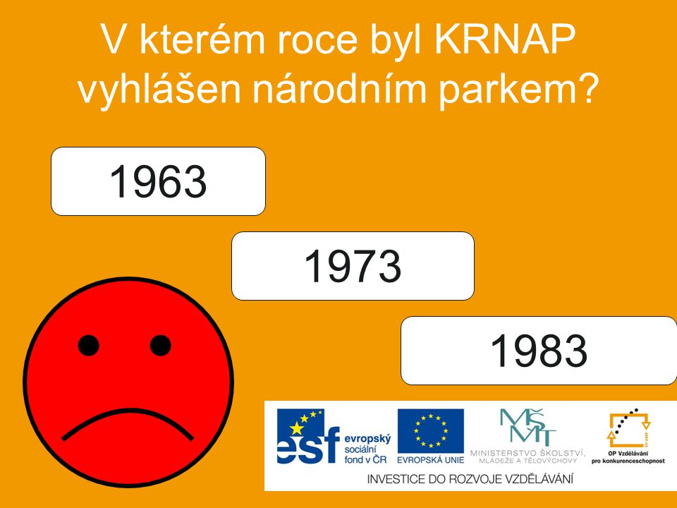 V kterém roce byl KRNAP vyhlášen národním parkem