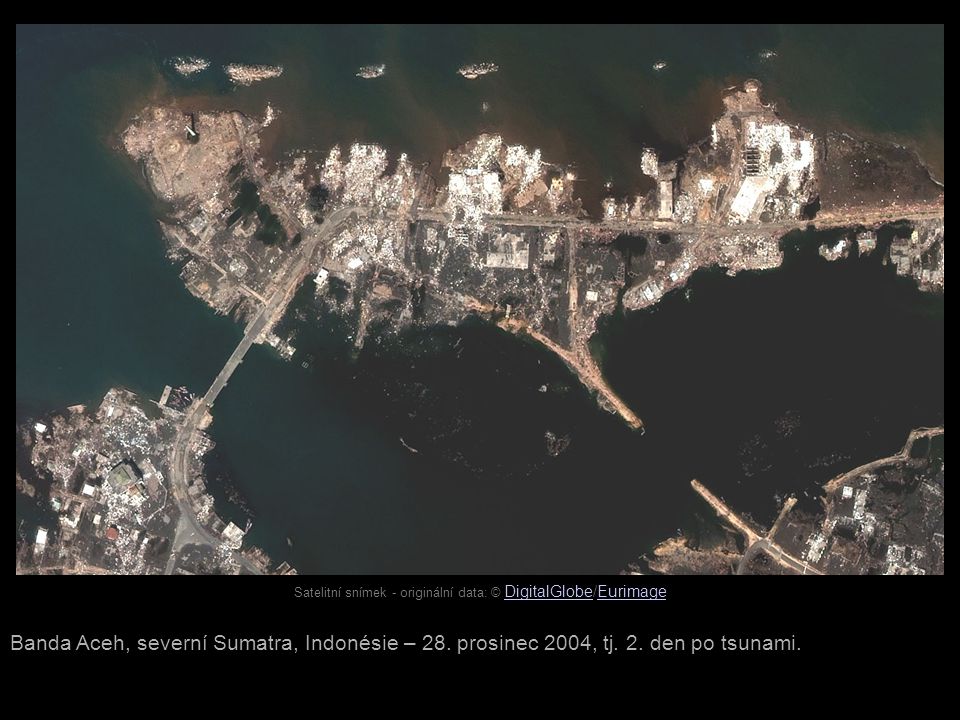 Satelitní snímek - originální data: © DigitalGlobe/Eurimage