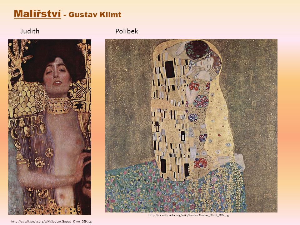Malířství - Gustav Klimt