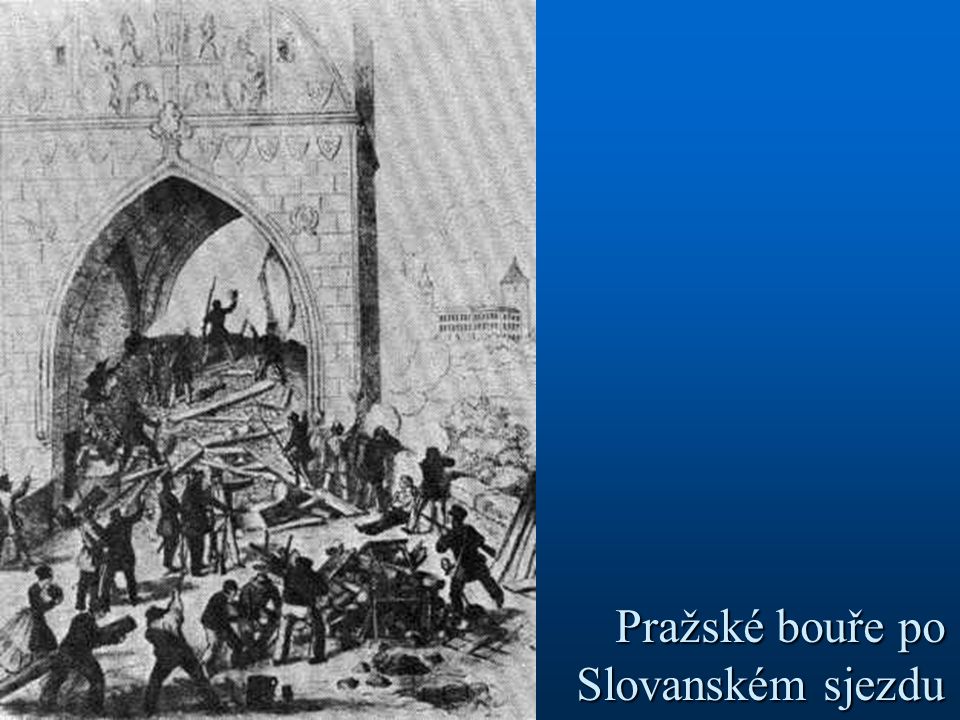 Pražské bouře po Slovanském sjezdu