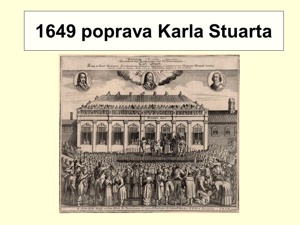 1649 poprava Karla Stuarta