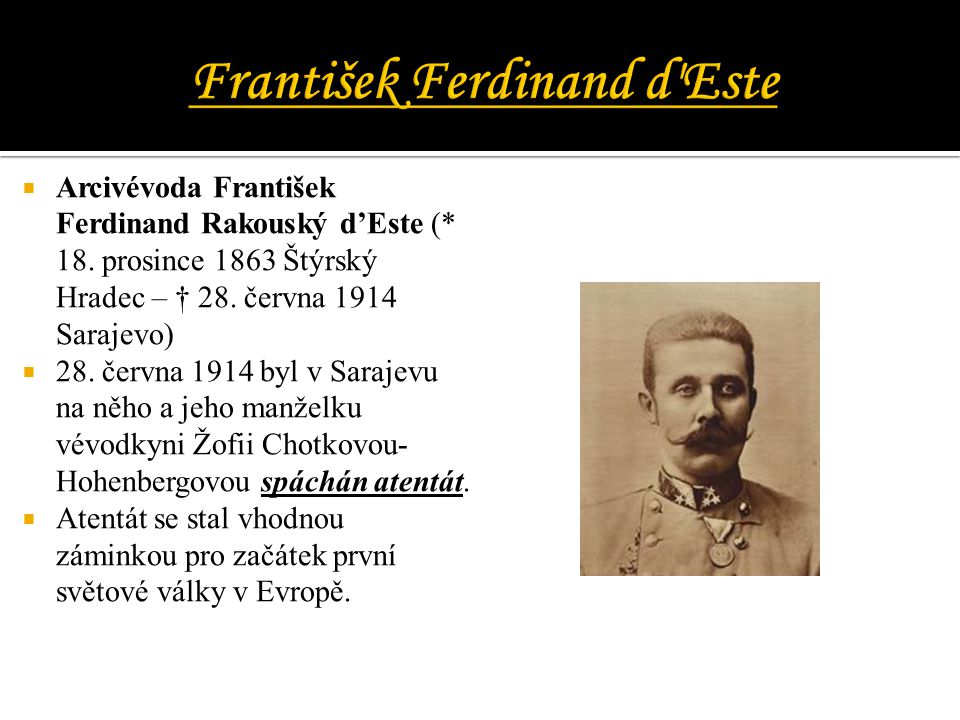 František Ferdinand d Este