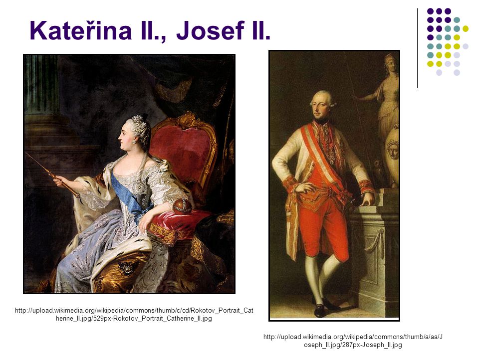 Kateřina II., Josef II.