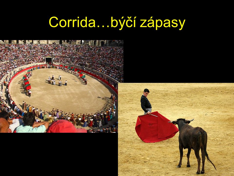 Corrida…býčí zápasy