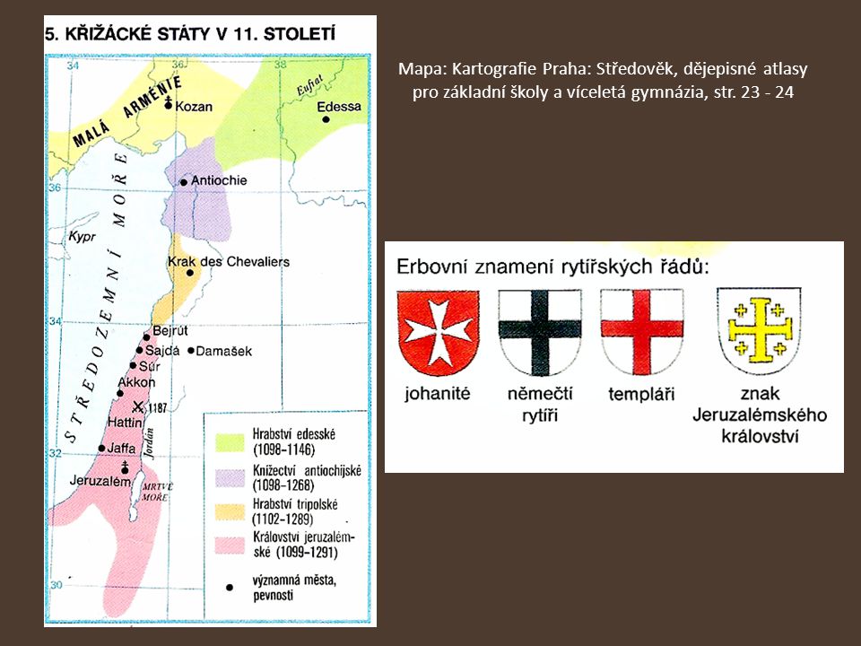 Mapa: Kartografie Praha: Středověk, dějepisné atlasy pro základní školy a víceletá gymnázia, str.