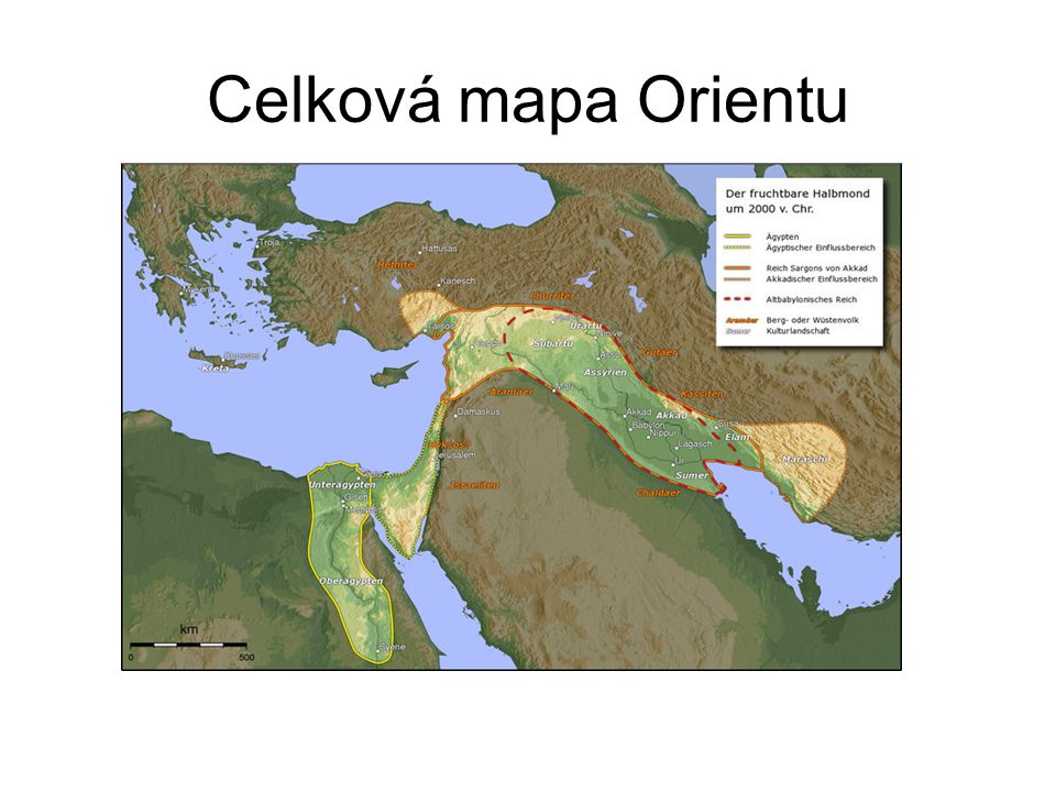 Celková mapa Orientu