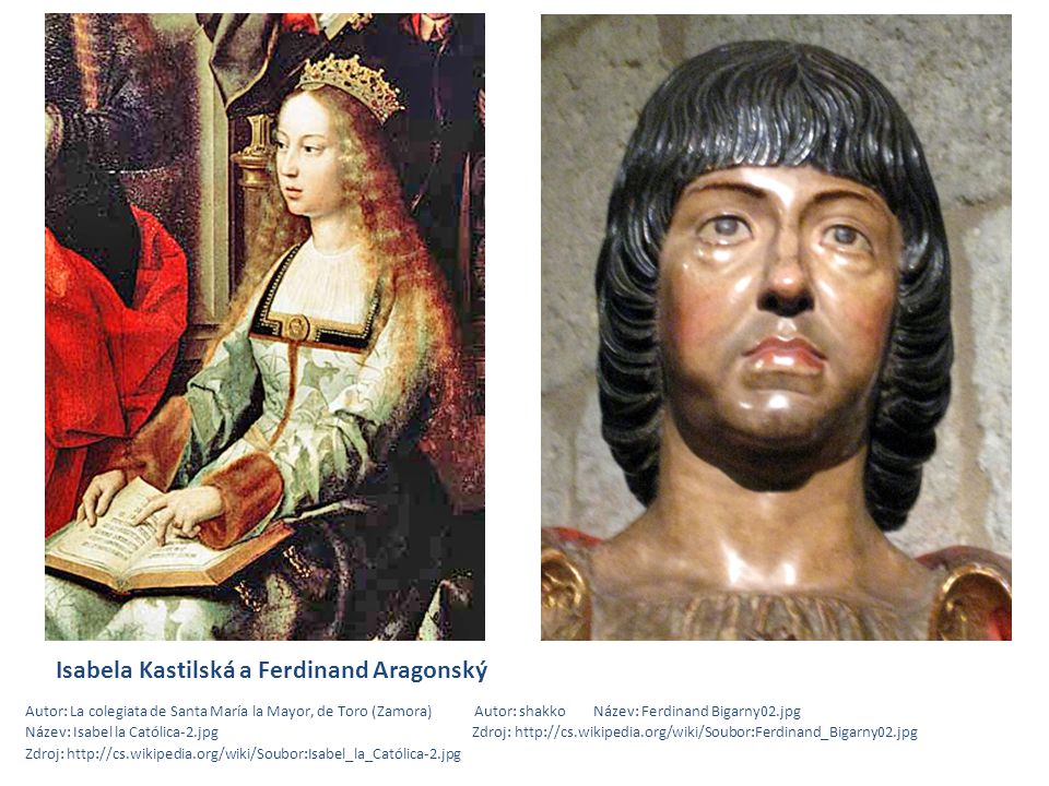Isabela Kastilská a Ferdinand Aragonský