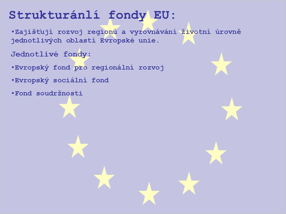Strukturánlí fondy EU: