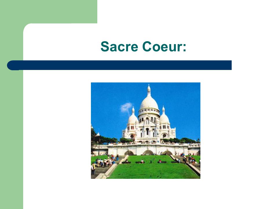 Sacre Coeur: