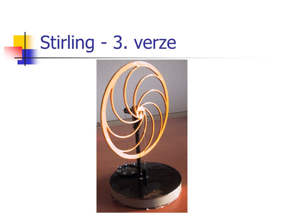 Stirling - 3. verze