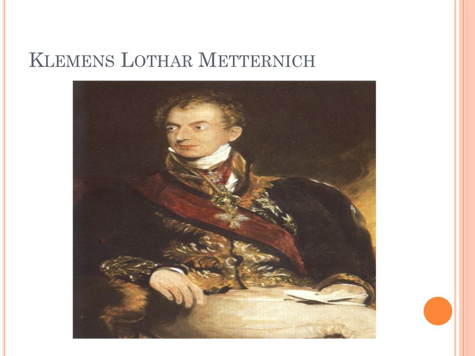 Klemens Lothar Metternich