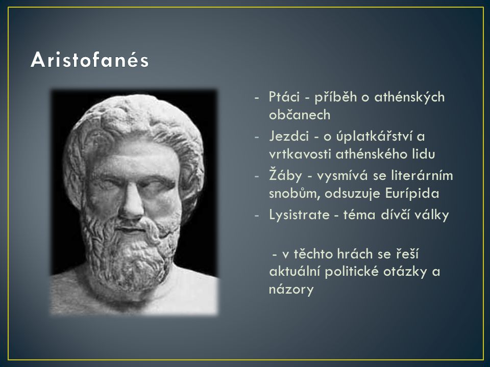 Aristofanés - Ptáci - příběh o athénských občanech
