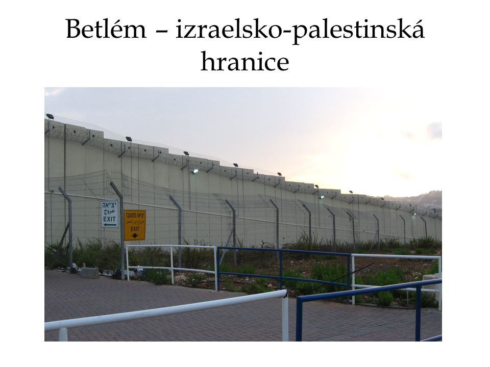 Betlém – izraelsko-palestinská hranice