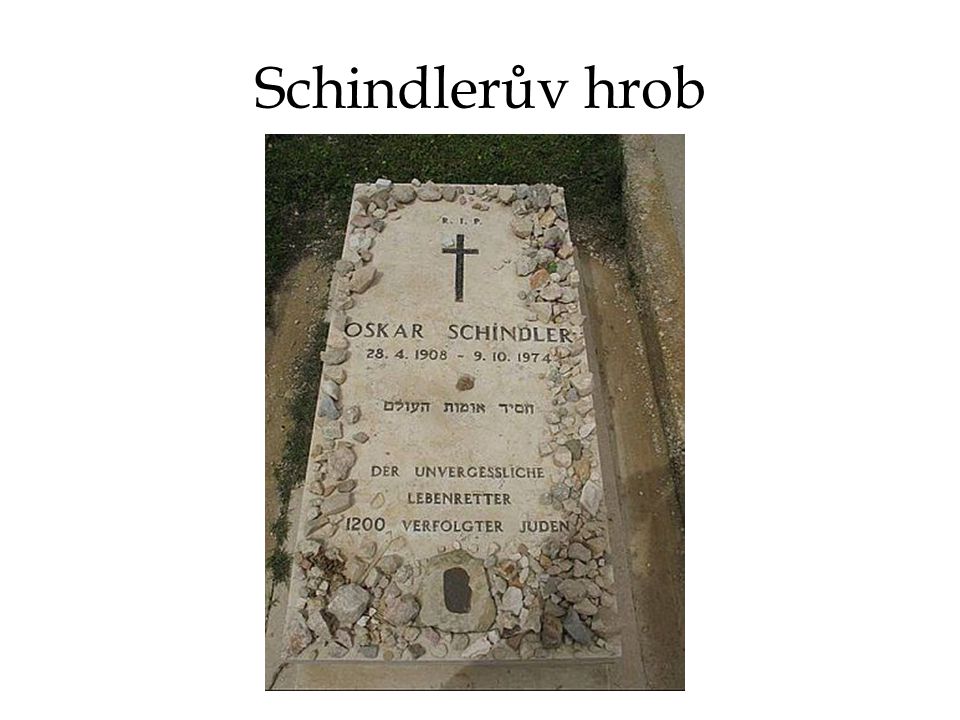 Schindlerův hrob
