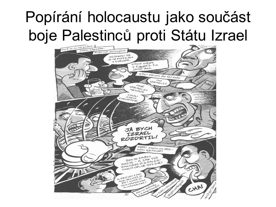 Popírání holocaustu jako součást boje Palestinců proti Státu Izrael