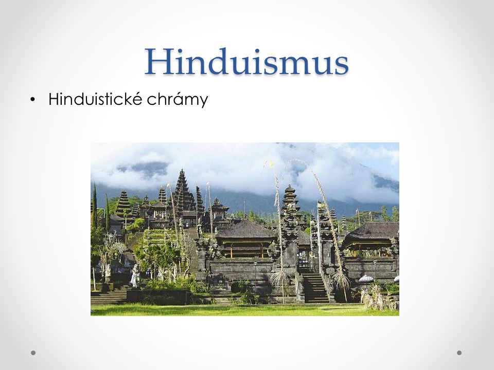Hinduismus Hinduistické chrámy