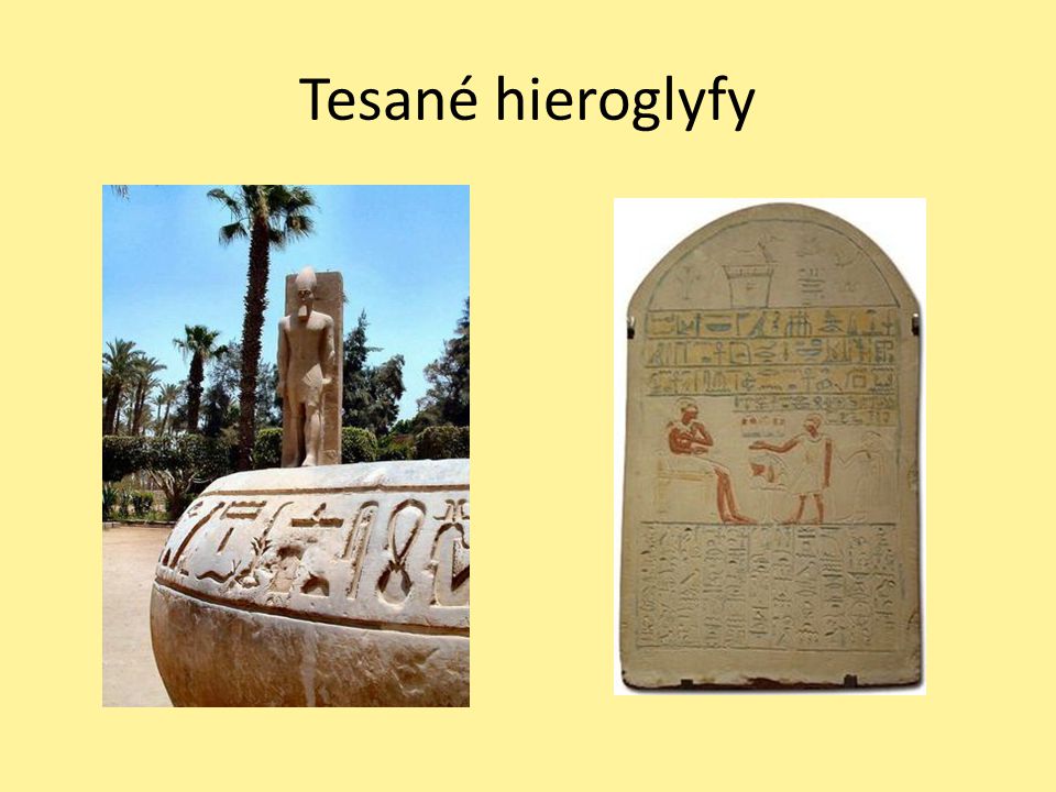 Tesané hieroglyfy