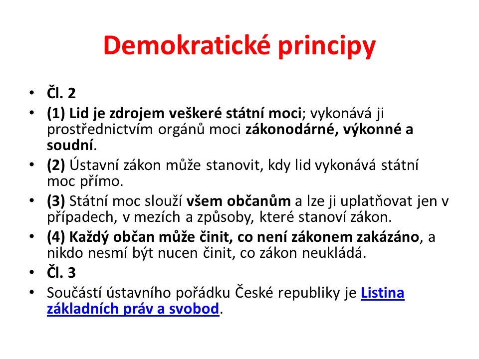 Demokratické principy