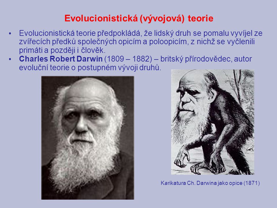 Evolucionistická (vývojová) teorie
