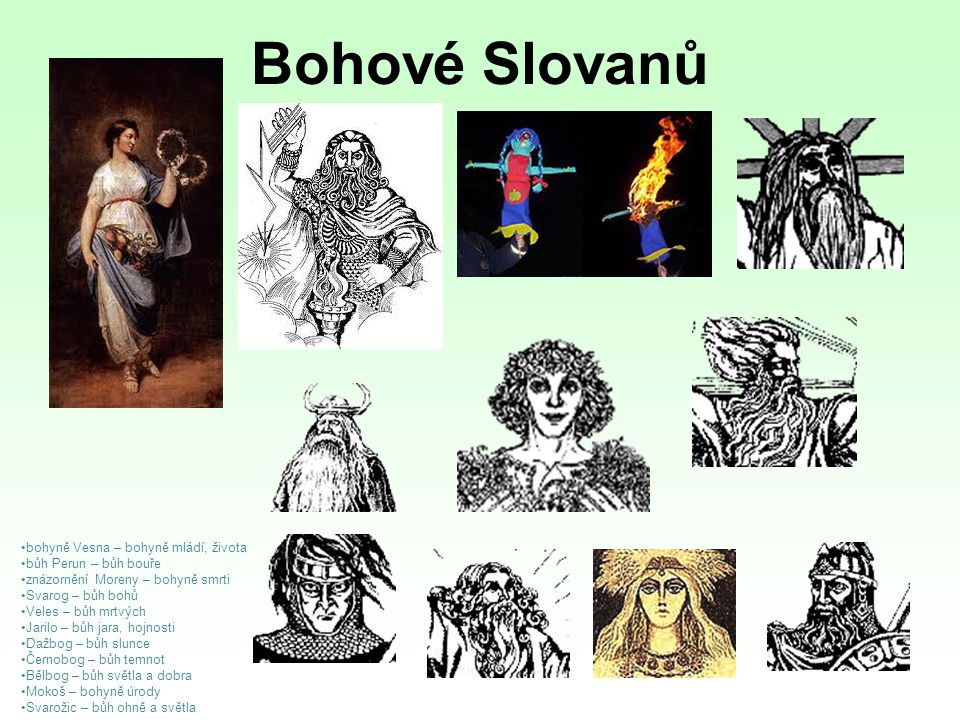 Bohové Slovanů bohyně Vesna – bohyně mládí, života
