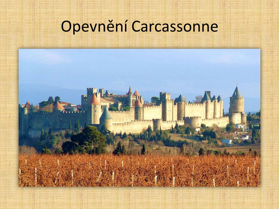 Opevnění Carcassonne