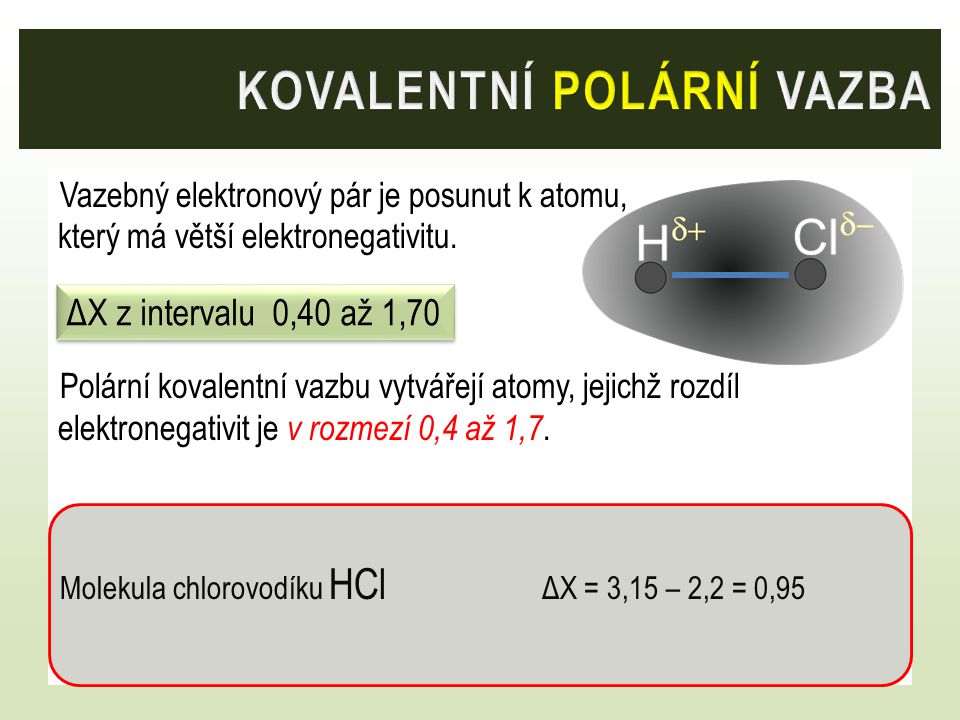 kovalentní polární vazba