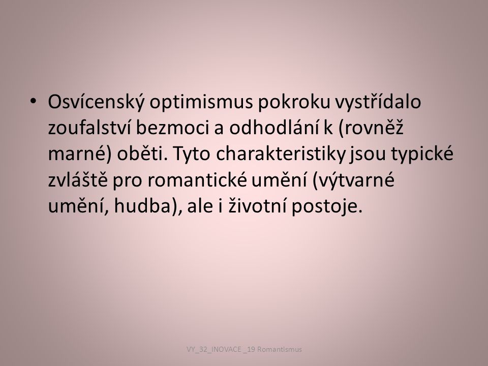 VY_32_INOVACE _19 Romantismus