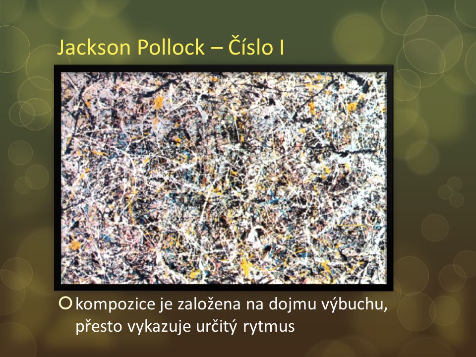 Jackson Pollock – Číslo I